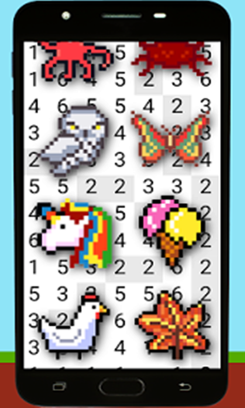 Coloring Sandbox by Numbers