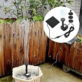 MEETOZ Solar Panel Water Pump Fountain for Bird Bath Garden Pond 1.8W view 5