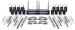 VocoPro 16 Channel UHF Wireless Headset & Lapel Mic