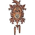 Trenkle Quartz Cuckoo Clock with Music 7 Leaves, 3 Birds TU 369 QMT HZZG