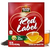 Brooke Bond Red Label Tea, Loose Black Tea for Indian Chai, 900g (31.7 oz) | Large Box, About 450 Cups, Rich Taste &amp; Rich Colour for Chai Patti &amp; Milk Tea, One of India's Largest Selling Tea Brands