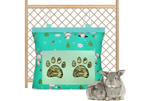 KEXWEN Guinea Pig Hay Holder.Rabbit Hay Feeder.Hay Feeder Guinea Pig Hay Bag For Rabbits.Rabbit Hay Feeder.Bunny Hay Bag For Rabbit.Hay Feeder For Guinea Pig.Rabbit Hay Holder.Bunny Hay Feeder(Turnip rabbit)