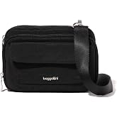 Baggallini womens Modern Double Zip Crossbody