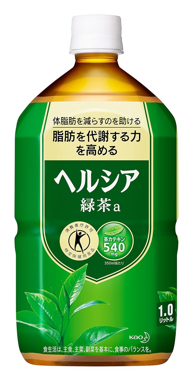 [トクホ]ヘルシア 緑茶 1L×12本