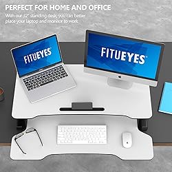 FITUEYES Height Adjustable Standing Desk 32” Wide