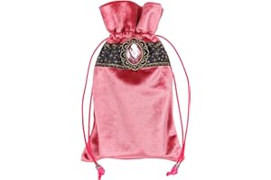 DOARLUO Tarot Bag Pouch Dice,Rune or Card Gift Bag,Drawstring Storage Bucket Bag 5" x 8"