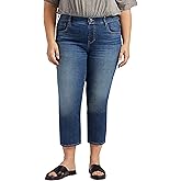 Jag Jeans Womens Plus Size Maya Pull-on Capri Jean