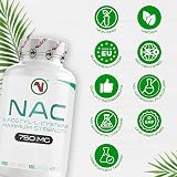 Nutriodol NAC Supplement 750mg Vegan Capsules - 180 Count view 7