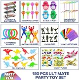 V B Party + Play Party Bag Fillers 150pc Assorted Fidget Toys Stickers view 3