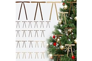 TKIFODA 24 Pcs Velvet Christmas Bows, Christmas Wreath Bow Bulk Ribbon Velvet Wreath Bows Christmas Handmade Tree Topper Ornament for Gift Wrapping Xmas Outdoor Indoor Wedding Decoration(E-Brown,Khaki,Beige)