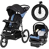 Baby Trend Expedition® Zero Flat Jogger Travel System with LED Lights, Dash Blue