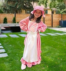 Meland Pioneer Dress for Girls - Colonial Floral