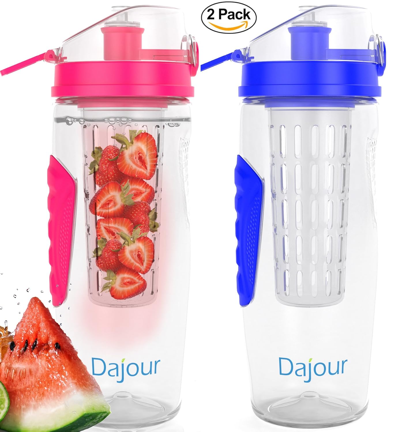 Fruit Infuser Water Bottle 32 Ounce NO BPA Sports Flavor