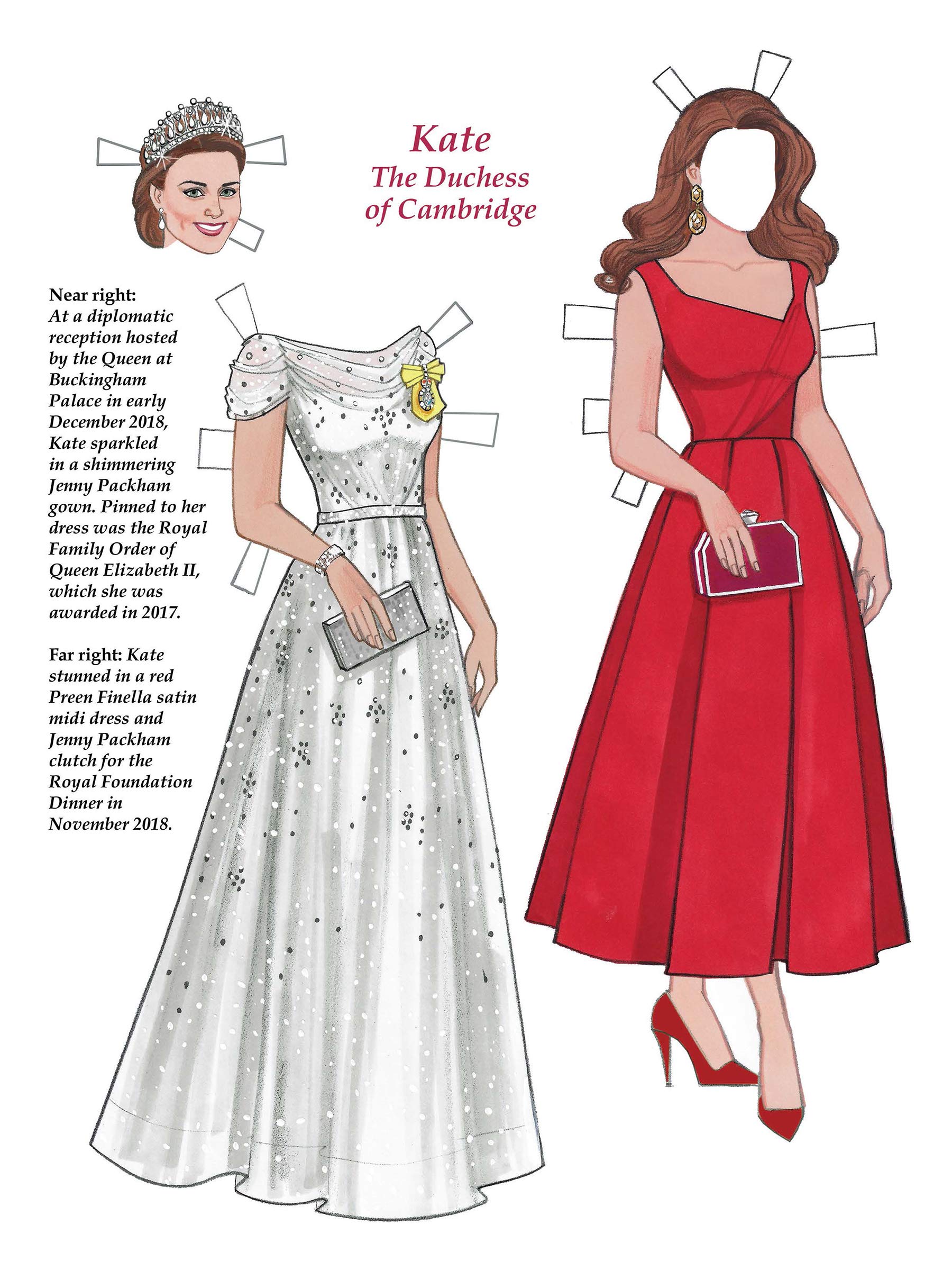 Kate and meghan paper dolls Clearance