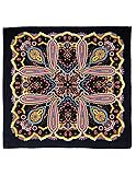 Sunshine Joy Paisley Hippie Bandana 22x22 Inches