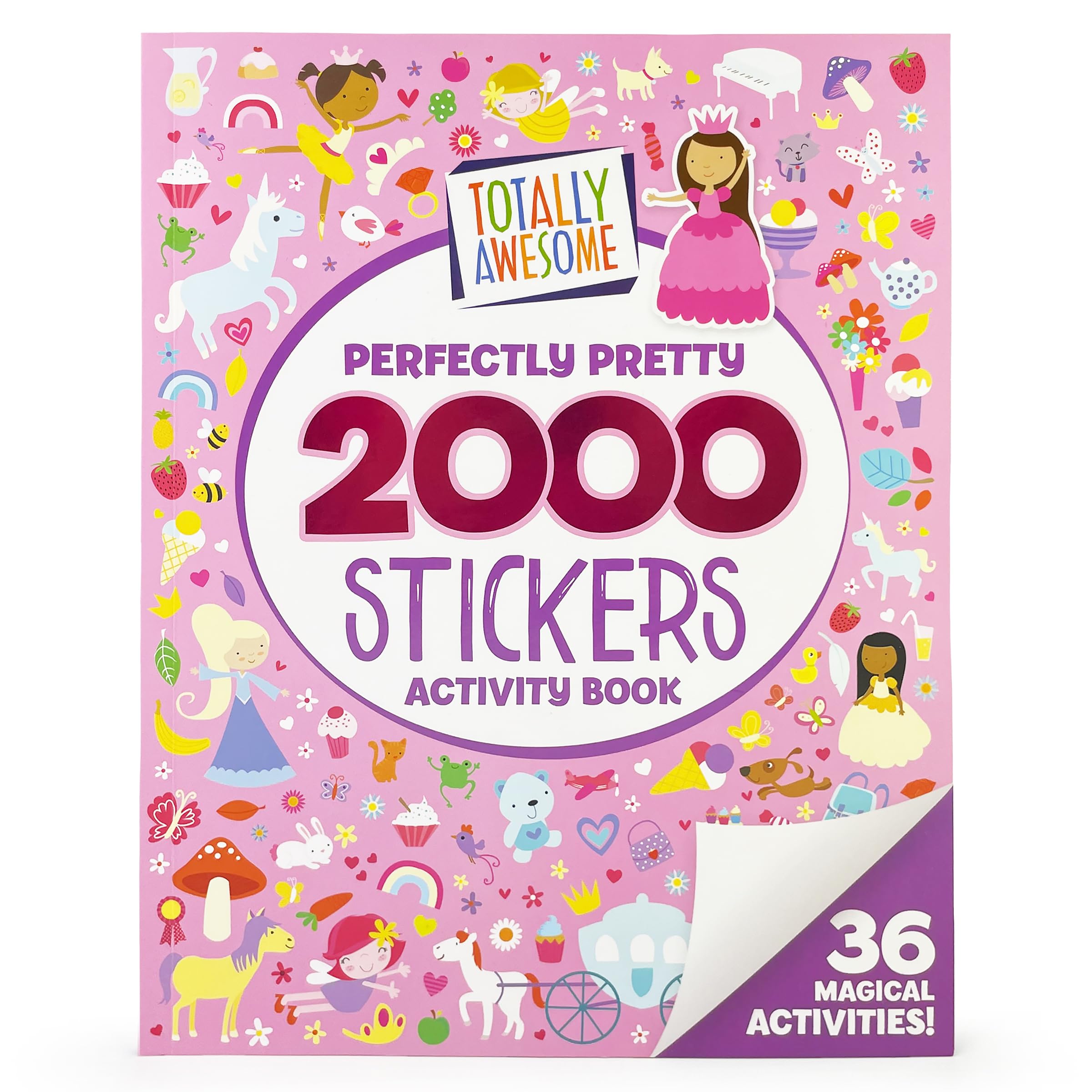 Totally Awesome 2000 Stickers: Perfectly Pretty Princess Activity and Sticker Book for Kids Ages 3-7 (Puzzles, Mazes, Coloring, Dot-to-Dot, And More!) Totally Awesome 2000 Stickers: Perfectly Pretty Princess Activity and Sticker Book for Kids Ages 3-7 (Puzzles, Mazes, Coloring, Dot-to-Dot, And More!) Paperback