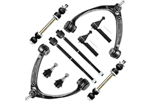 SCITOO 10pcs Front Suspension Kit Upper Control Arm Tie Rod Ends Sway Bar Links Lower Ball Joints Fit 2007-2013 For Chevy Silverado 1500 Suburban 1500 2007-2014 Tahoe
