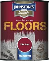 Johnstone's Garage Floor Paint Tile Red 2.5L
