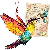 Hummingbird Gifts for Women - Meaningful Decorative Hummingbird Keepsake - Valentine's with Story Card Hummingbirds Valentines Birthday Gift for Mom Her