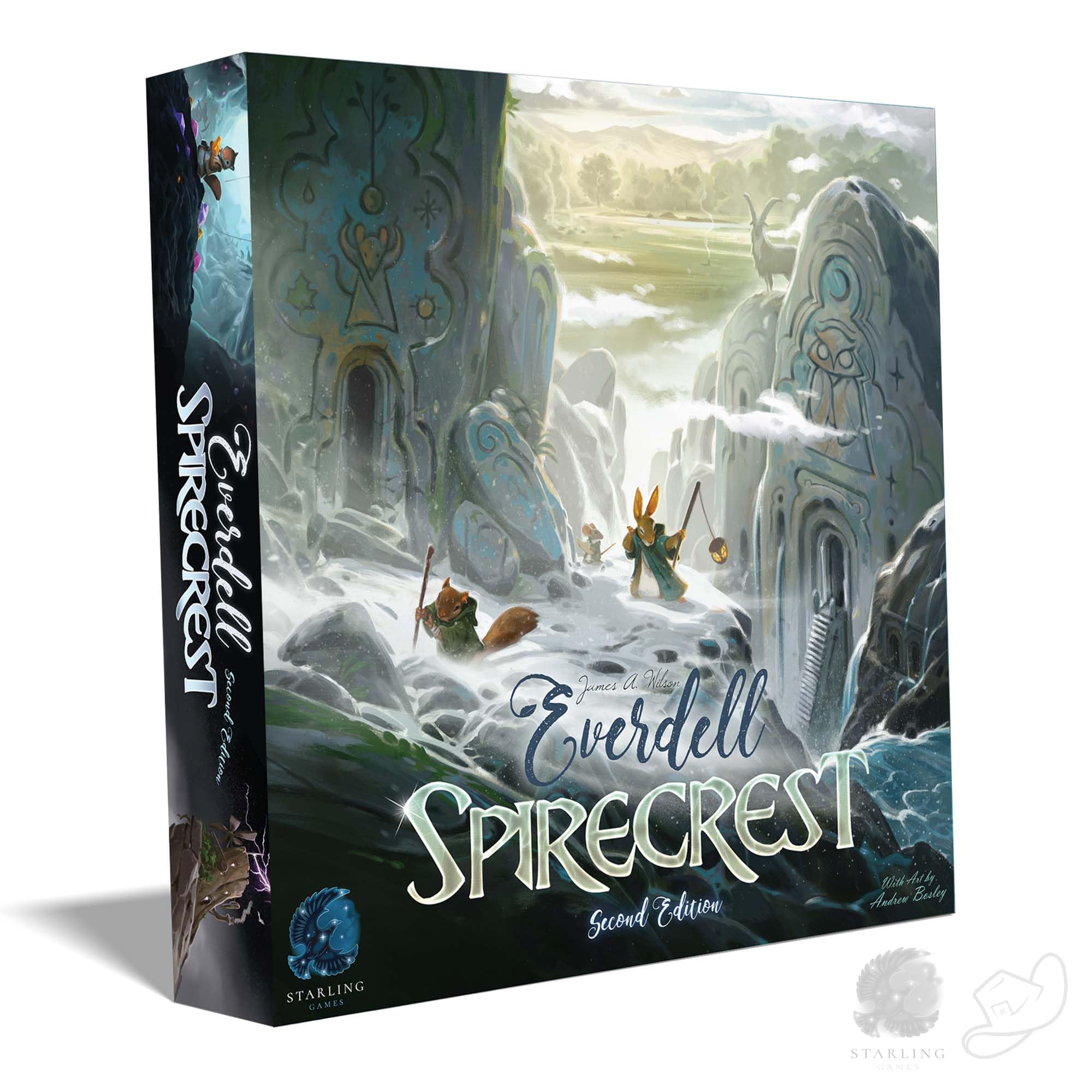 Starling Games | Everdell: Spirecrest 2nd Edition Expansion | Board Game | Ages 10+ | 1-4 Players | 40-100 Minutes Playing Time