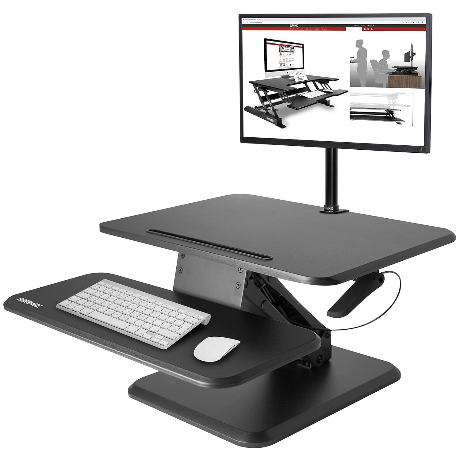 Duronic SitStand Desk DM05D12 Height Adjustable Amazon.co.uk