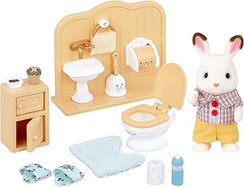 sylvanian families chocolate rabbit brother set
