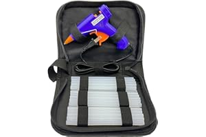 LIUMAI Hot Glue Gun Kit, Mini Hot Melt Glue Gun for Crafts with 30 Glue Sticks and Carry Case, Hot Mini Glue Guns for Craft, School DIY Arts, and Home Repair