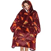 Narecte Cozy Oversized Blanket Hoodie Wearable Blanket Adults Soft Hooded Blanket Hoodie Birthday Gifts for Women Christmas