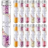 Dimsile 12 Pcs Aromatherapy Bath Salts Test Tube Bath Salts for Women Relaxing Spa Gifts Set for Wedding Christmas Birthday Baptism Party Favors (Floral)