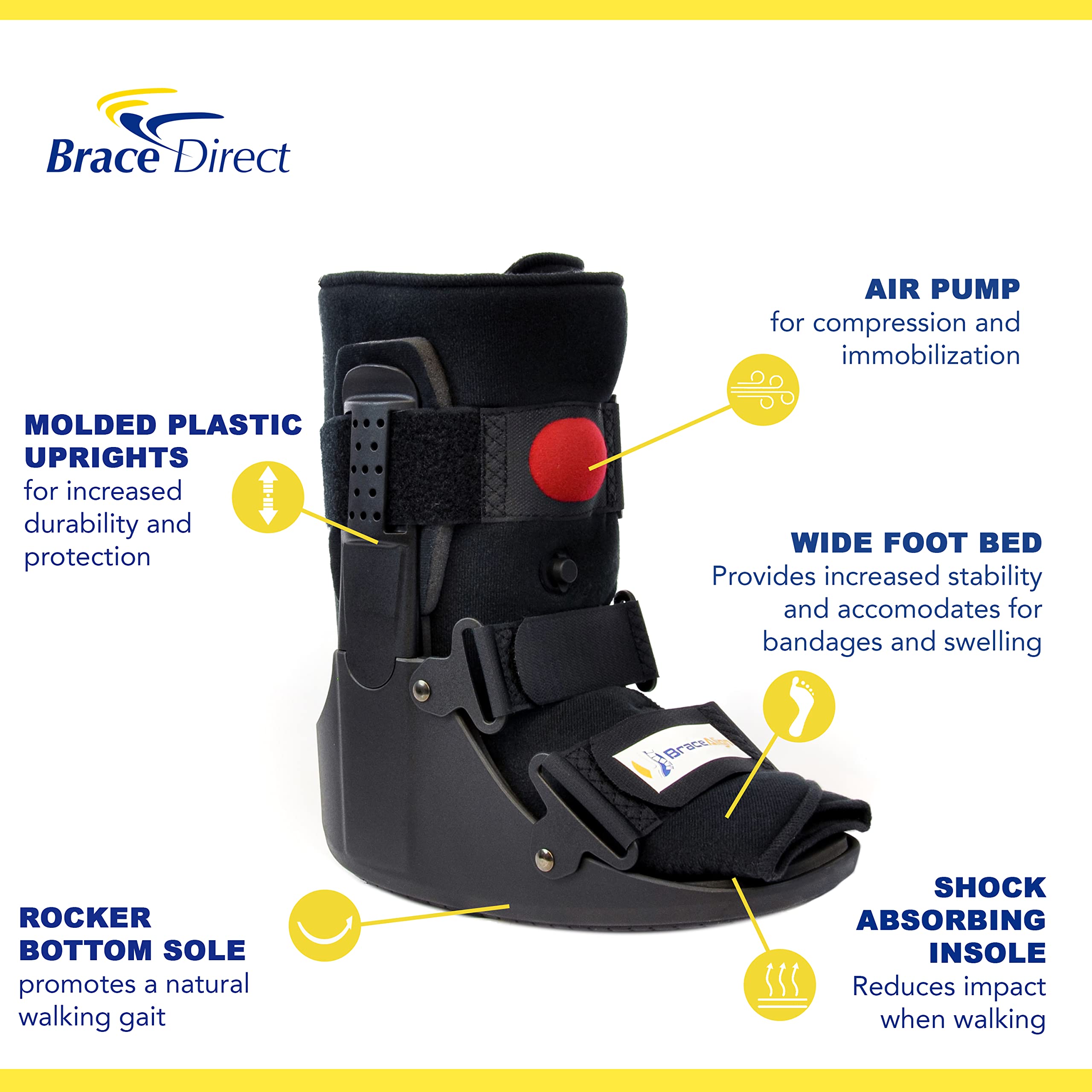 Mua Brace Align Air CAM Walker Fracture Boot Short – PDAC L4360/L4361 ...