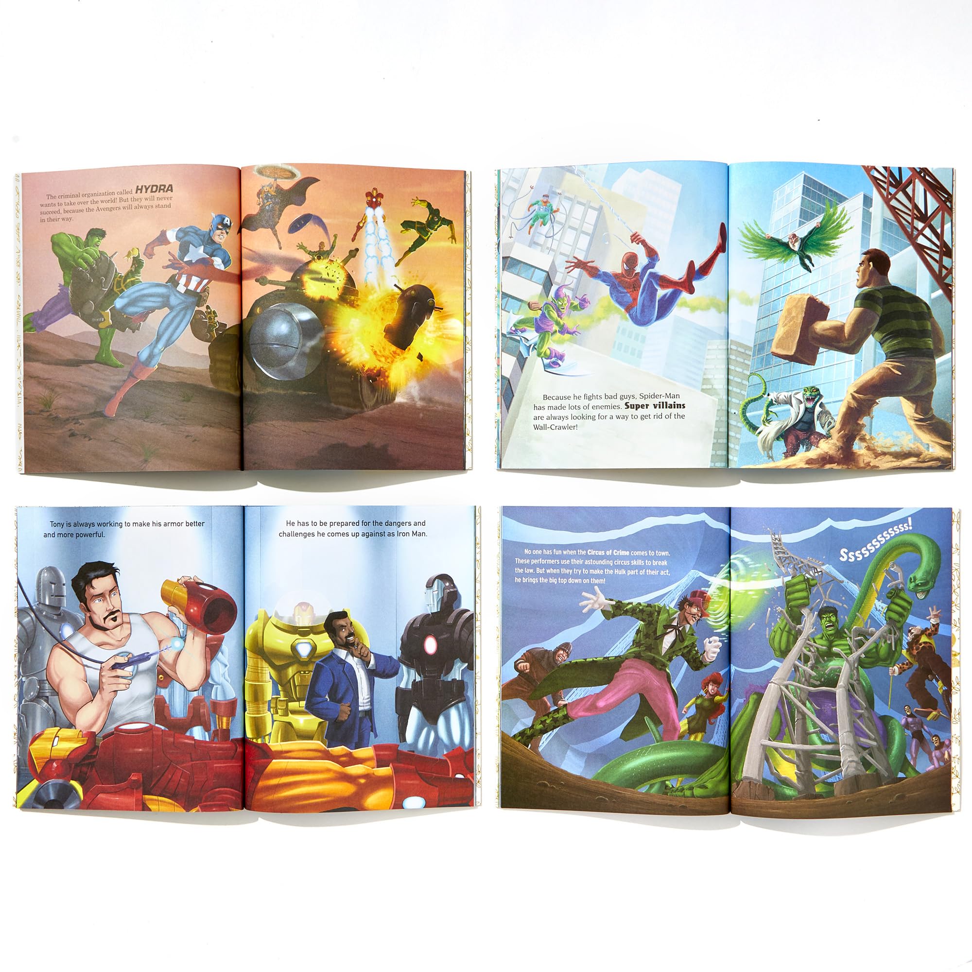 Marvel Super Heroes Little Golden Book Library: 5-Book Boxed Set: Spider-Man, Hulk, Iron Man, Captain America, The Avengers Marvel Super Heroes Little Golden Book Library: 5-Book Boxed Set: Spider-Man, Hulk, Iron Man, Captain America, The Avengers Hardcover