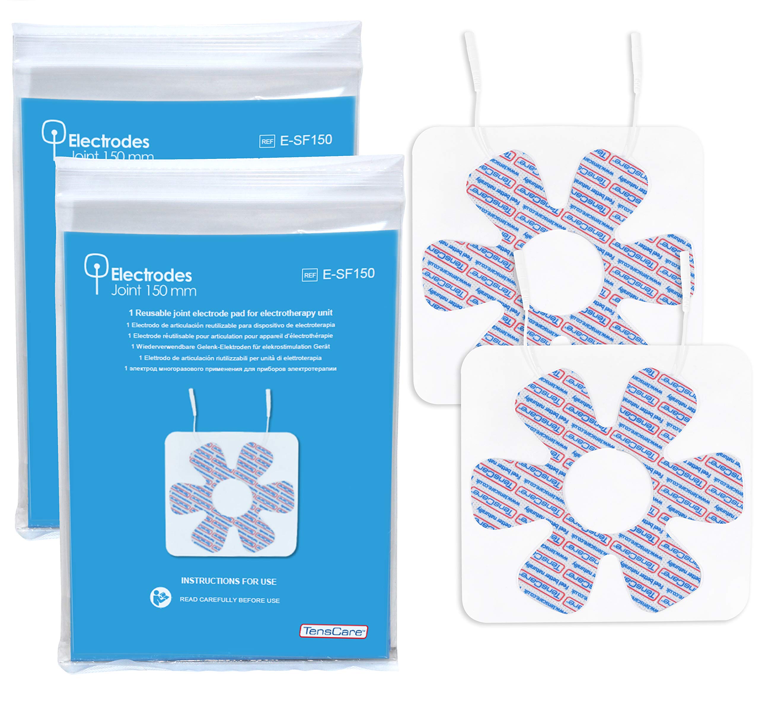 TensCare Reusable Pairs of Joint Electrode Pads for Pain Relief