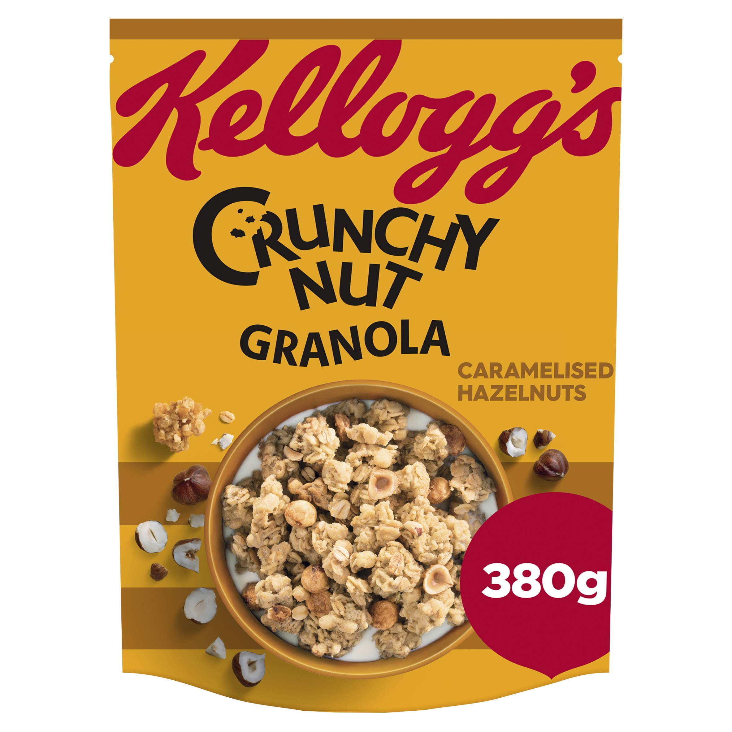 Kellogg's Crunchy Nut Caramelised Nut Granola, 380g Buy Online in