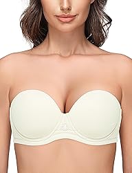 Wingslove Women's Strapless Full Figure Bra