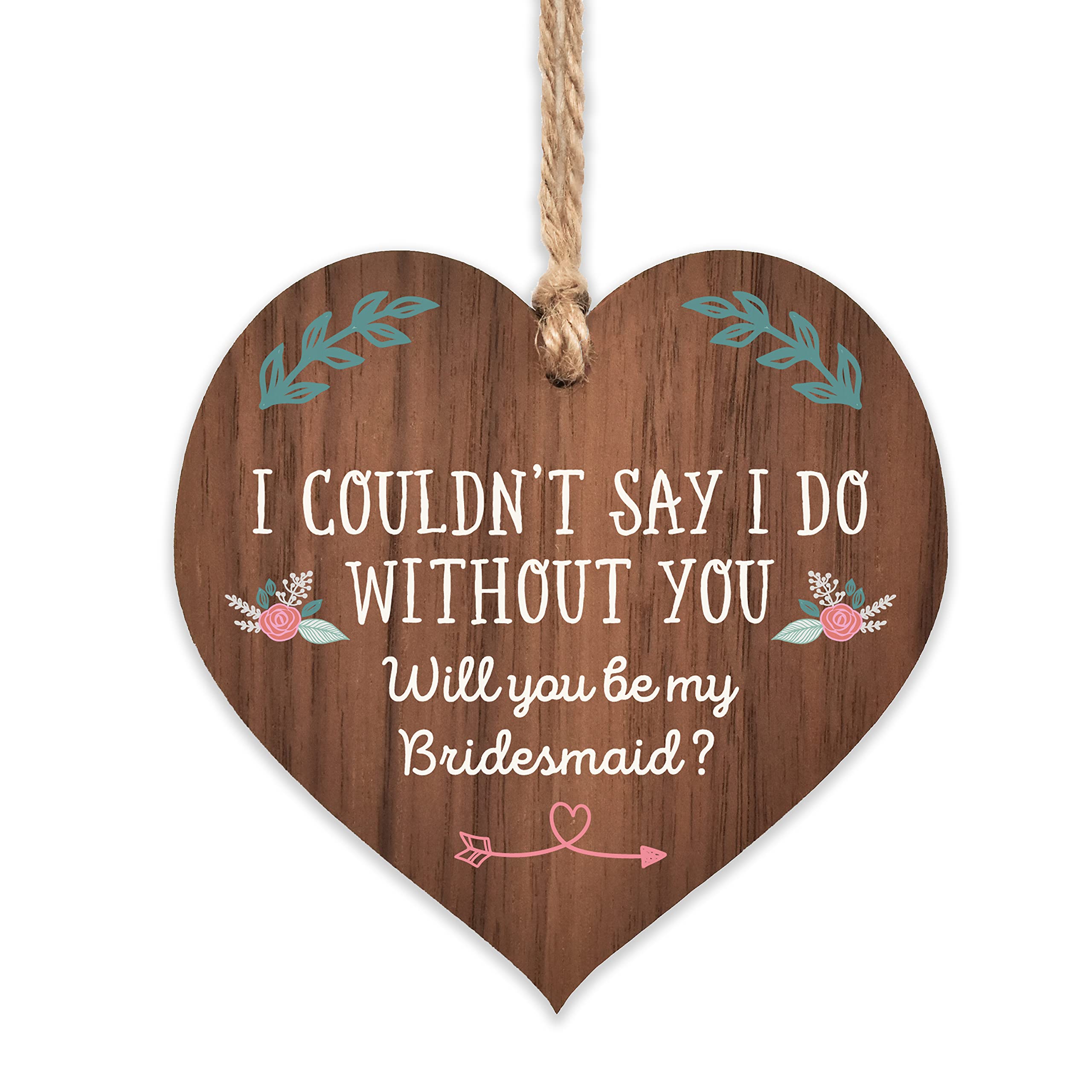 Will you be bridesmaid gifts | proposal floral ornament for women | wedding uk gift bags | womans daughter keepsake | thank you presents poem hen party | pink green flowers patterns