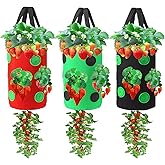 2 Pack Upside Down Tomato Planter Bags - Hanging Fabric Planters For Tomatoes & Herbs