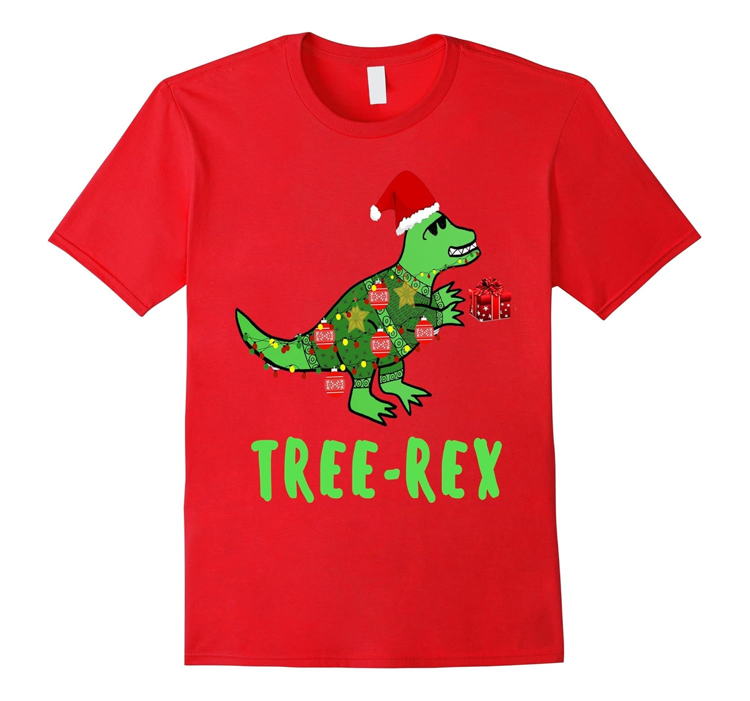 Dinosaur Christmas Shirt - Tree Rex Shirt - Dinosaur Pun T-ANZ