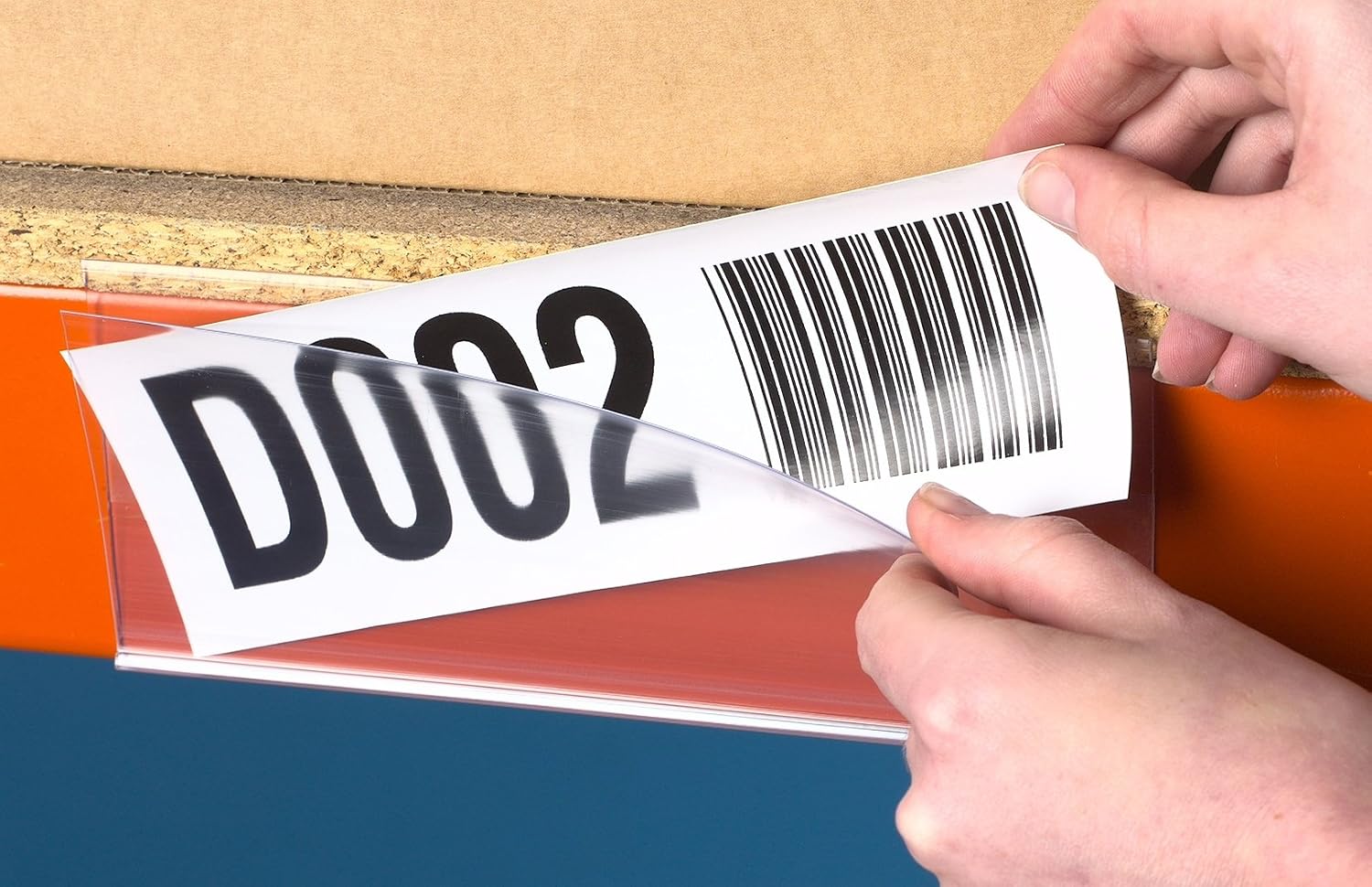 Self-Adhesive Ticket Holder, Identify Locations, Products, Shelving And Racking, Perfect for Office Store