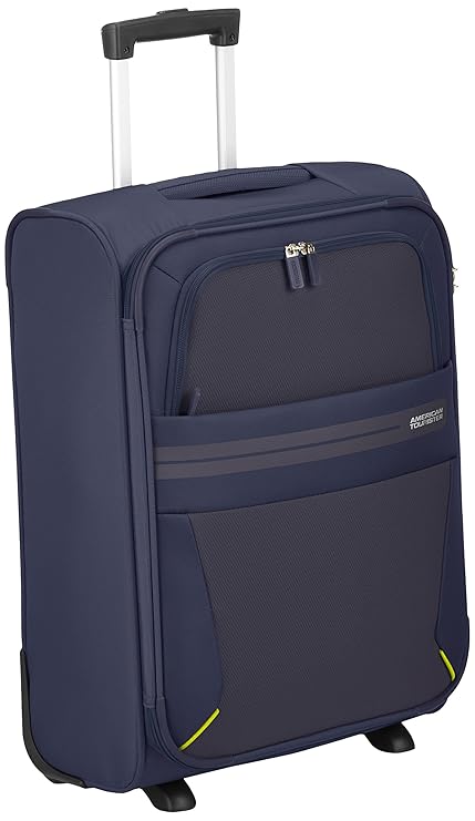 American Tourister Summer Voyager Upright Equipaje de Mano, 55 cm, 38.5 Litros, Color Azul