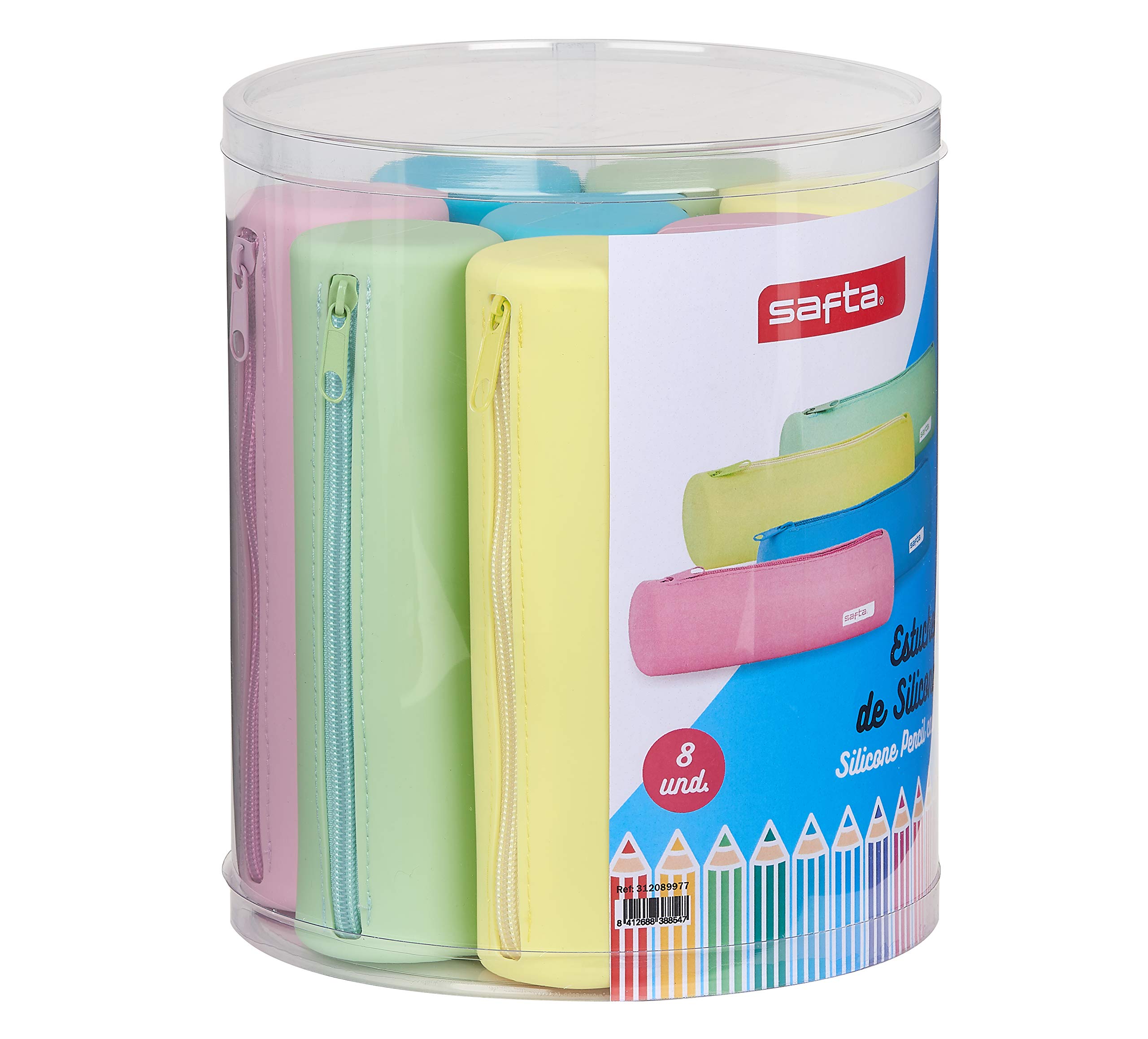 Set of 8 Safta Silicone Round Holder, 50 x 230 mm