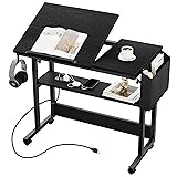 YITAHOME Height Adjustable Table with Charging