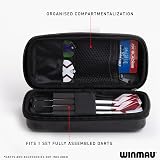 Winmau Armor G1 Darts Wallet Black Holds Fully Assembled Darts view 3