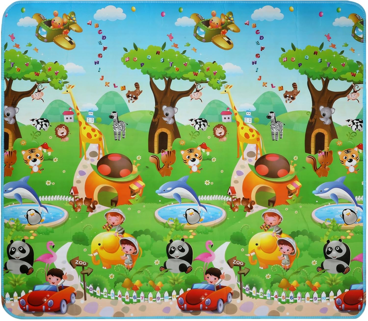 Arshiner Tapis De Jeu Tapis De Mousse Epais Jouet Epais Tapis Deveil Pour Bebe Enfant Motif Dessin Alphabet Chiffres Animaux 180x0x0 5cm Jouets D Eveil Et 1er Age Bebe Puericulture Eng Bouldermicrofinance Org