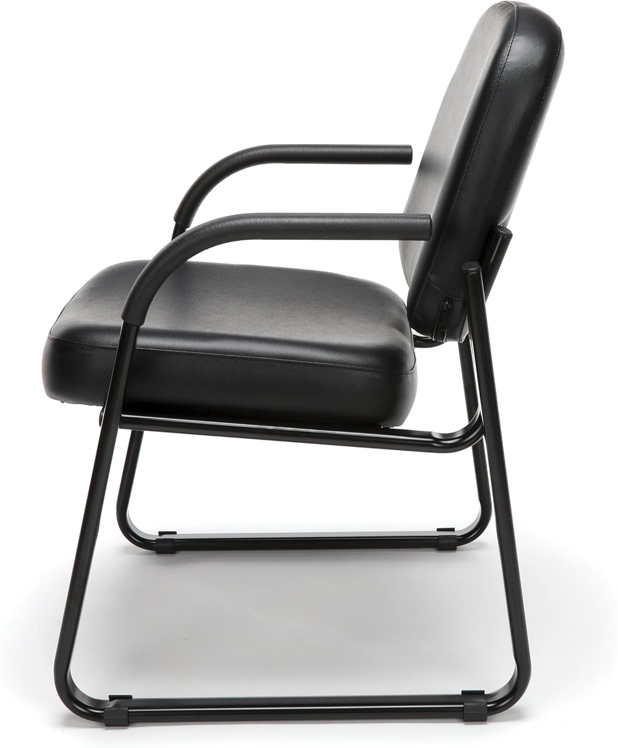 OFM 403-VAM Guest and Reception Chair with Arms, Black: Furniture & Decor