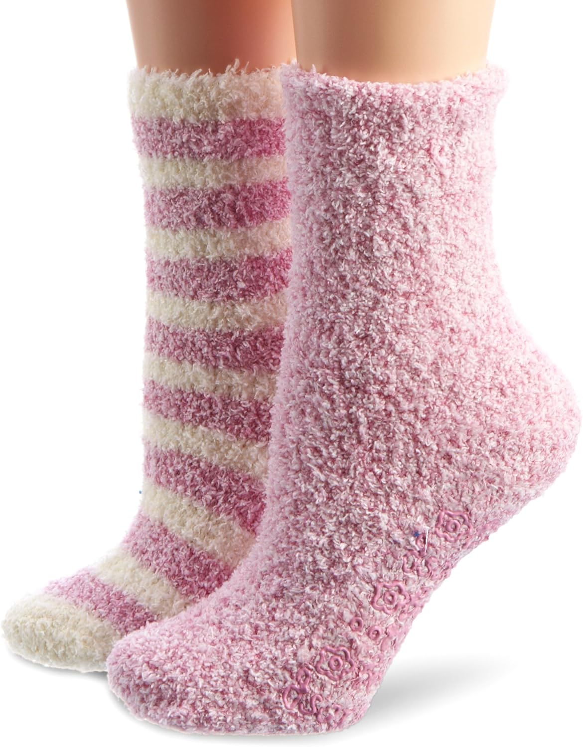 Totes Supersoft Slipper Womens Socks Pink Amazon.co.uk Clothing