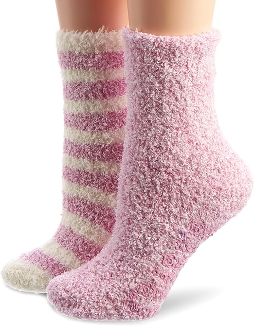 Totes Supersoft Slipper Womens Socks Pink Amazon.co.uk Clothing