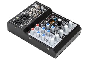 CAD Audio MXU4-FX 4 Channel Mixer with USB Interface and Digital Effects , Black