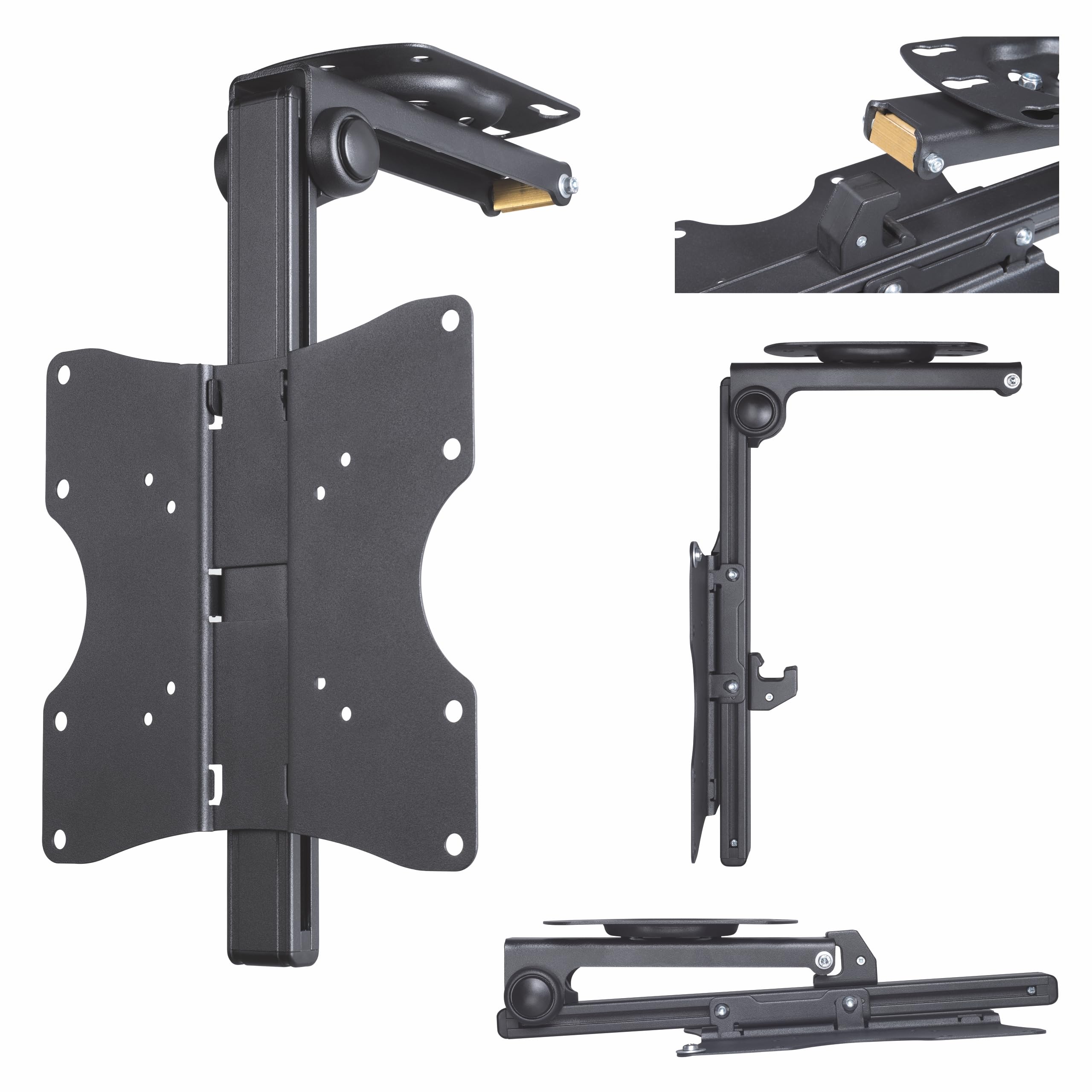 TV Ceiling Mount, Swivel, Height-adjustable, 117 cm (46") up to 20 kg