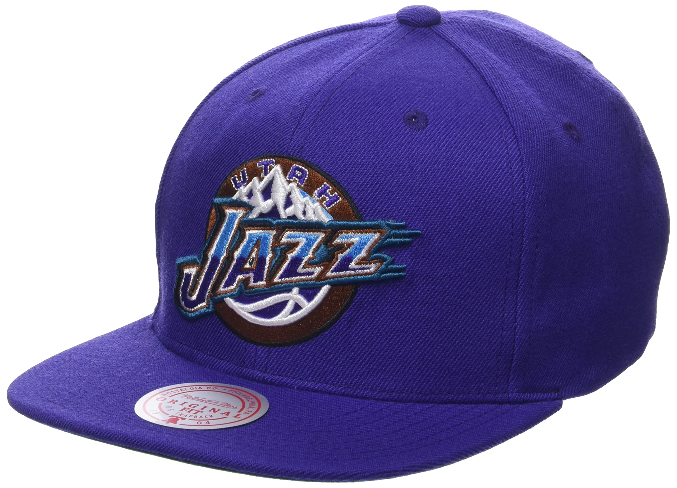 Mitchell & Ness Utah Jazz Purple Team Ground 2.0 Snapback HWC Cap Baseball Cap — image 1