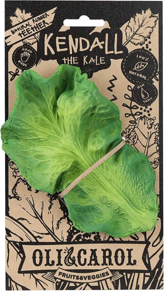 kale baby teether